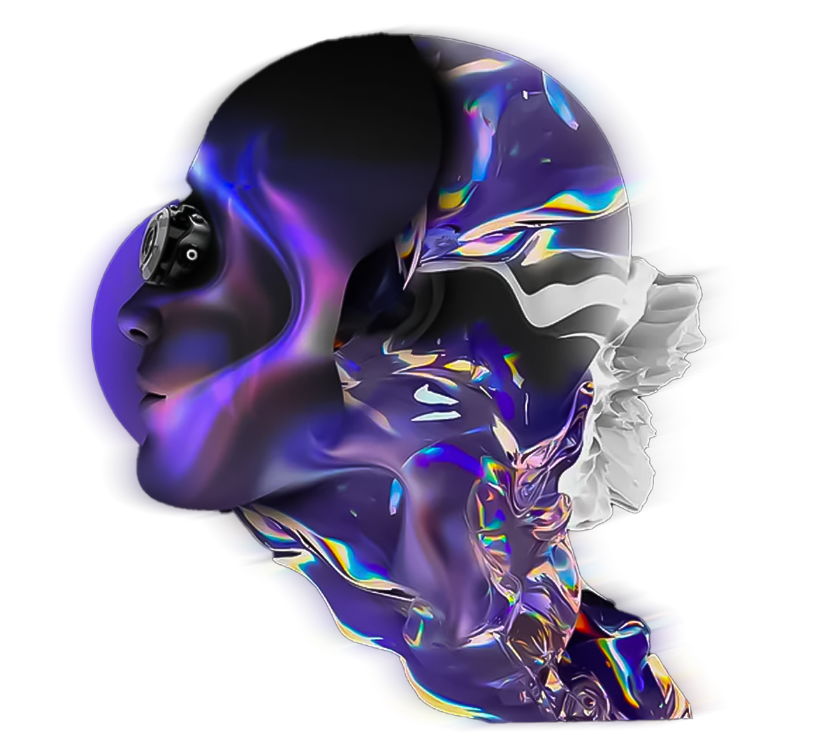 3D Social Media Illustration